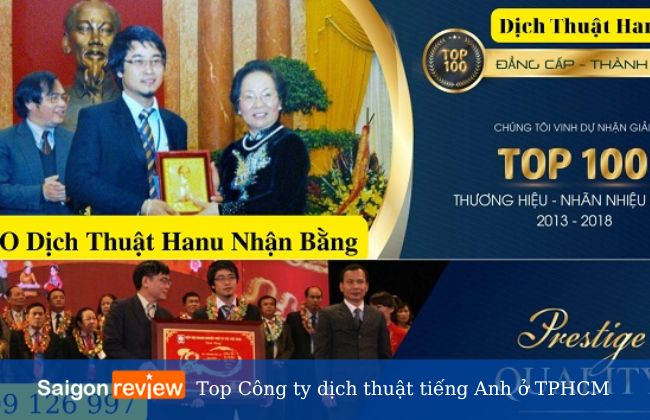CÔNG TY DỊCH THUẬT HANU - Công ty dịch thuật Tiếng Anh chất lượng ở Sài Gòn