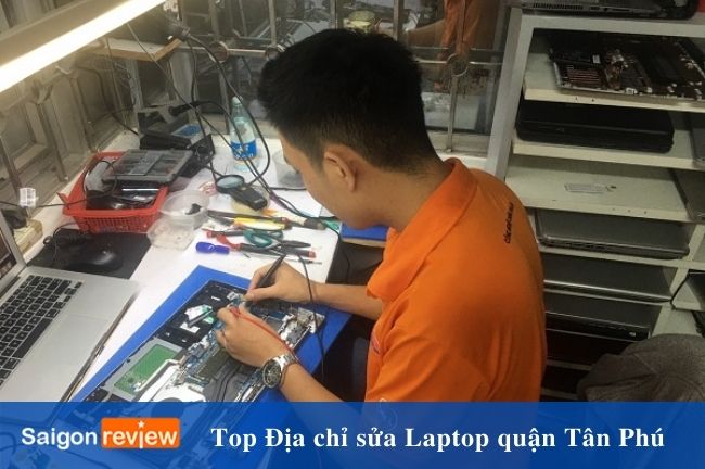Địa điểm sửa laptop quận Tân Phú giá rẻ