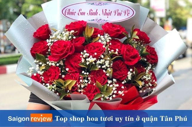 Nơi bán hoa tươi đẹp, giá rẻ ở quận Tân Phú