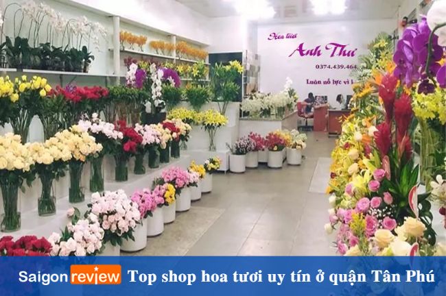 Shop hoa tươi quận Tân Phú uy tín