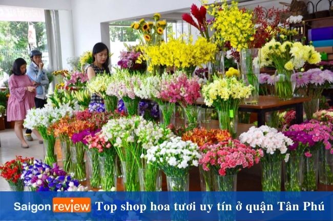 Shop hoa tươi quận Tân Phú uy tín