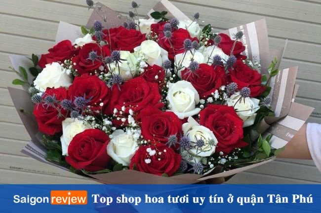 Tiệm bán hoa tươi đẹp ở quận Tân Phú