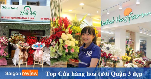 Top 12 Shop hoa tươi Quận 3 đẹp được yêu thích nhất