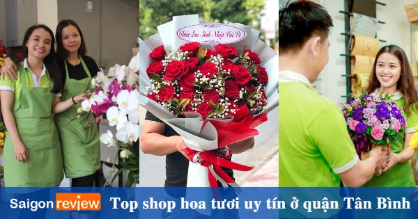 Top 12 Shop hoa tươi quận Tân Bình đẹp, nổi tiếng nhất