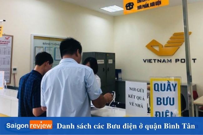 Bưu điện quận Bình Tân – Tên Lửa