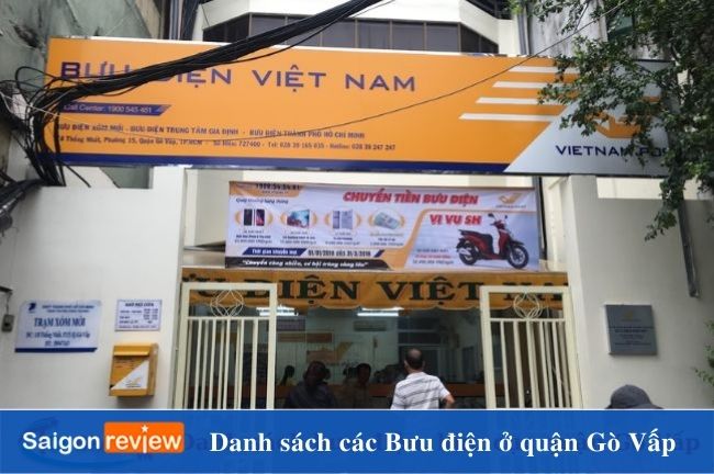 Bưu điện Xóm Mới – quận Gò Vấp