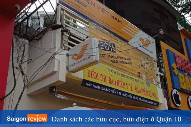 Bưu điện quận 10 Ngã Sáu Dân Chủ