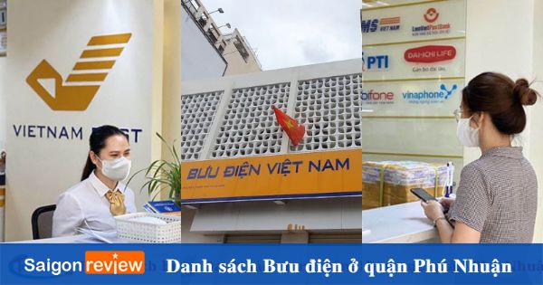 Danh sách các Bưu điện ở quận Phú Nhuận – TPHCM