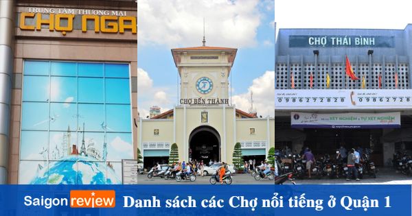 Danh sách các chợ ở Quận 1 đẹp và nổi tiếng nhất Sài Gòn