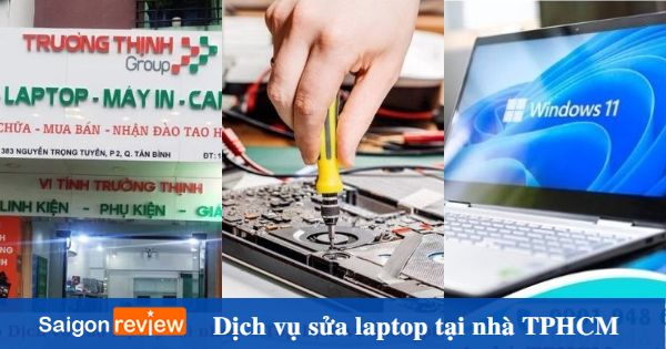 Top 10 Dịch vụ sửa chữa laptop tại nhà TPHCM uy tín, giá rẻ