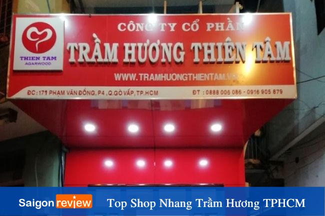 Cửa hàng Trầm Hương Thiên Tâm
