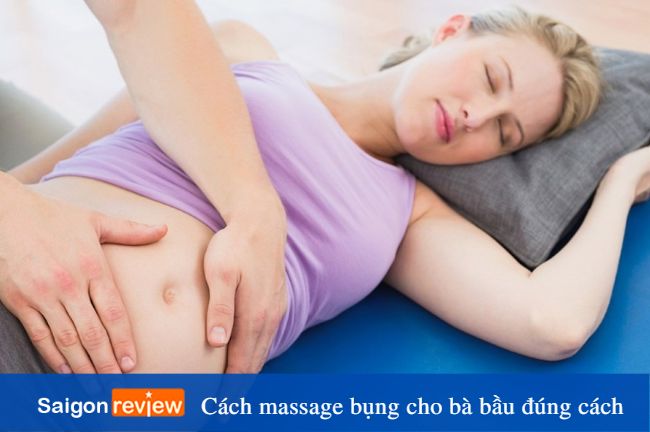 Tác dụng của Massage bụng cho bà bầu