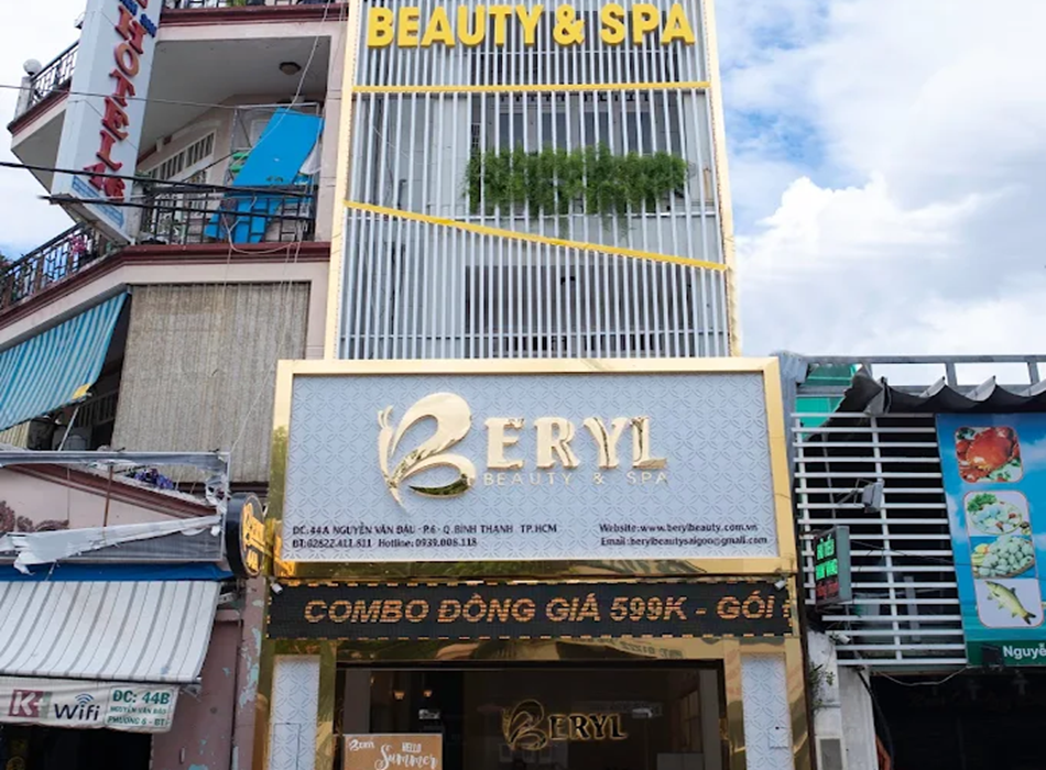 Beryl Beauty Spa là một trong những địa chỉ làm đẹp uy tín tại quận Bình Thạnh