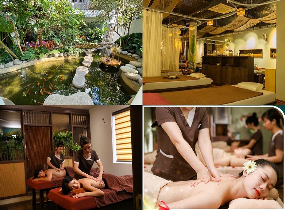 Không gian tại Spa Thảo Mộc Nhiên được thiết kế yên tĩnh, ấm áp