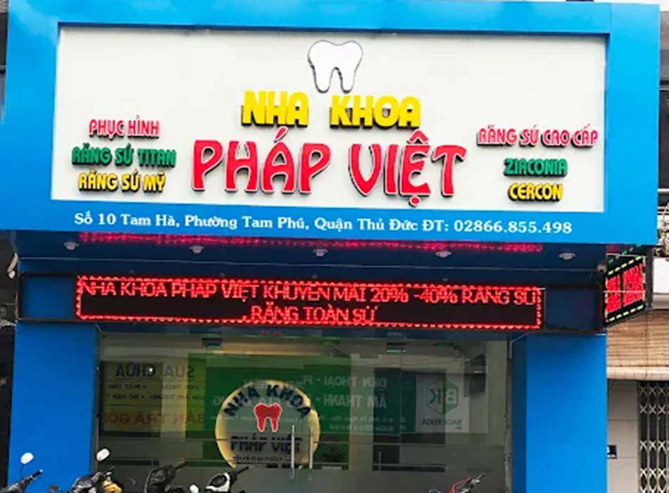 Nha khoa Pháp Việt (Bác sĩ Minh) Quận 9 – Phòng khám uy tín, chuyên sâu điều trị và thẩm mỹ răng