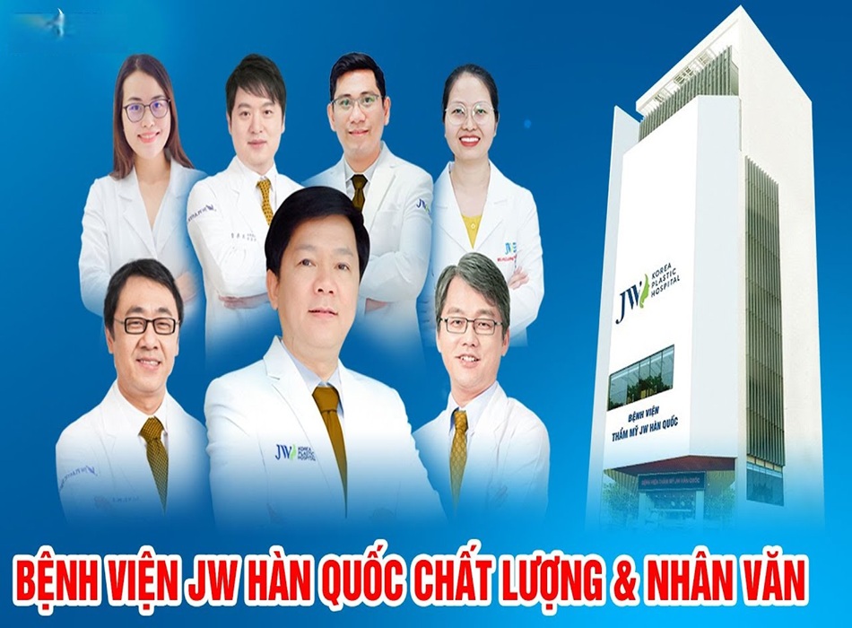 Bệnh viện JW tự hào có đội ngũ bác sĩ đầu ngành trong lĩnh vực tạo hình thẩm mỹ