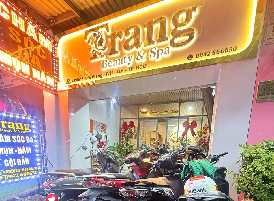 Trang Beauty – Spa chăm sóc da chất lượng, thư giãn lý tưởng tại Quận 6