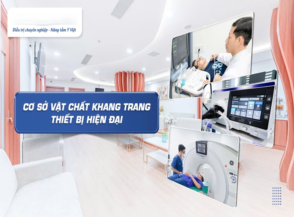 Phòng khám được đầu tư trang thiết bị y tế tiên tiến và cơ sở vật chất khang trang