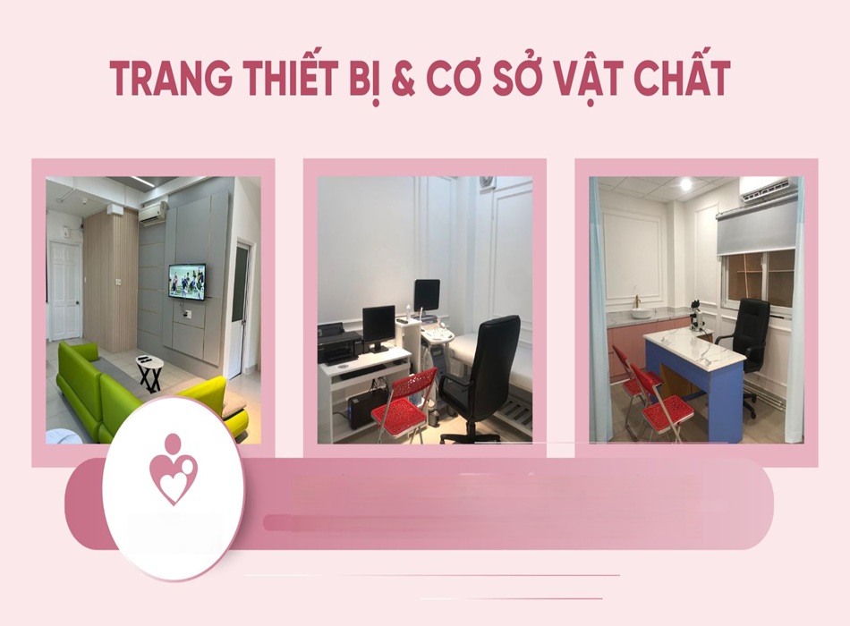Phòng khám được trang bị đầy đủ các thiết bị hiện đại