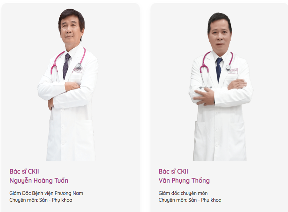 Bệnh viện Phương Nam quy tụ đội ngũ bác sĩ Sản phụ khoa giàu kinh nghiệm