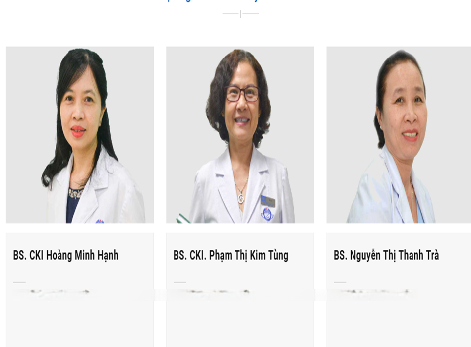 Phòng khám có đội ngũ bác sĩ chuyên khoa Sản – Phụ có chuyên môn cao và nhiều năm kinh nghiệm