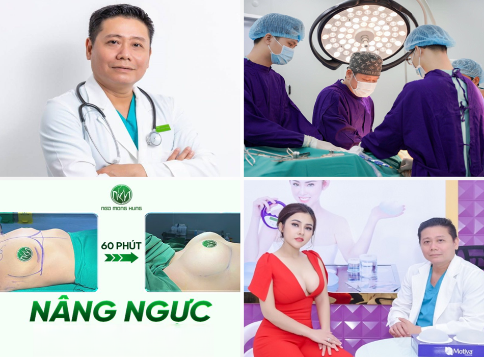 Bác sĩ Ngô Mộng Hùng – Phẫu thuật nâng ngực đa dạng phương pháp, kinh nghiệm dày dặn, uy tín
