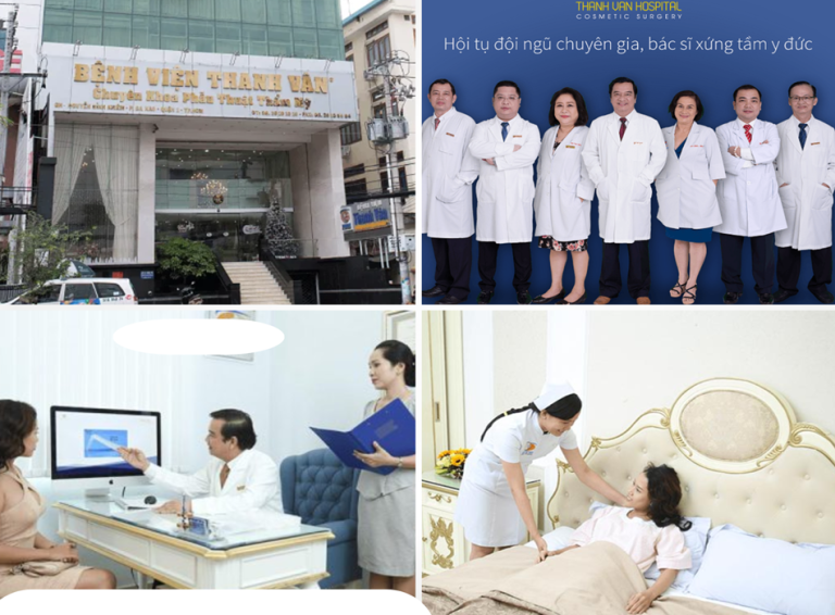 Bệnh viện Thẩm mỹ Thanh Vân: Đơn vị lâu năm, bác sĩ kinh nghiệm cao, nổi bật trong dịch vụ thu gọn ngực sa trễ.