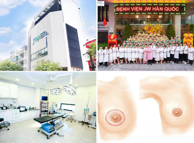 Bệnh viện Thẩm mỹ JW Hàn Quốc: Bệnh viện chuẩn Hàn, bác sĩ tu nghiệp Hàn Quốc, dịch vụ phẫu thuật ngực chất lượng cao.